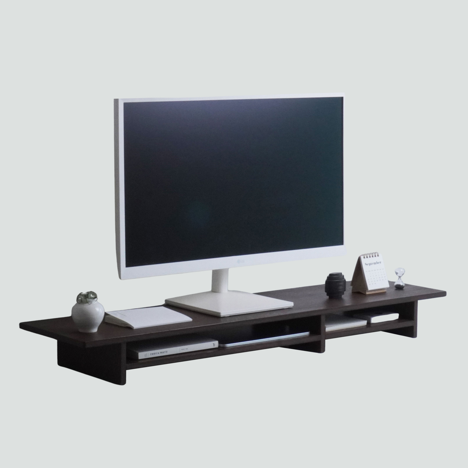 우드 모니터받침대